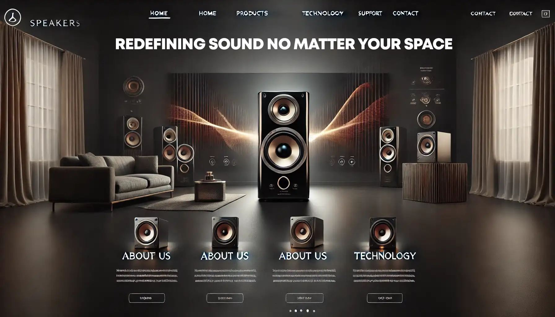 Speaker company website